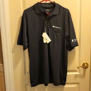 CORE 365 carbon black Mens short sleeve polo embroidered size XL New wit…